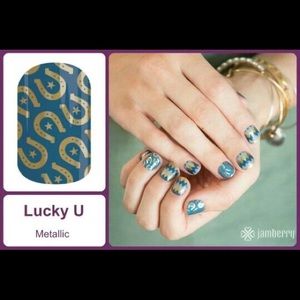 NIP retired Jamberry Lucky U nail wraps 1 sheet